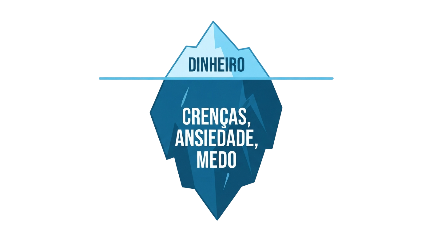 O que aparece do dinheiro é só a ponta